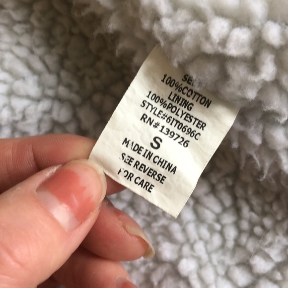 Honey Punch Fall Denim Sherpa Jacket - Picture 11 of 12